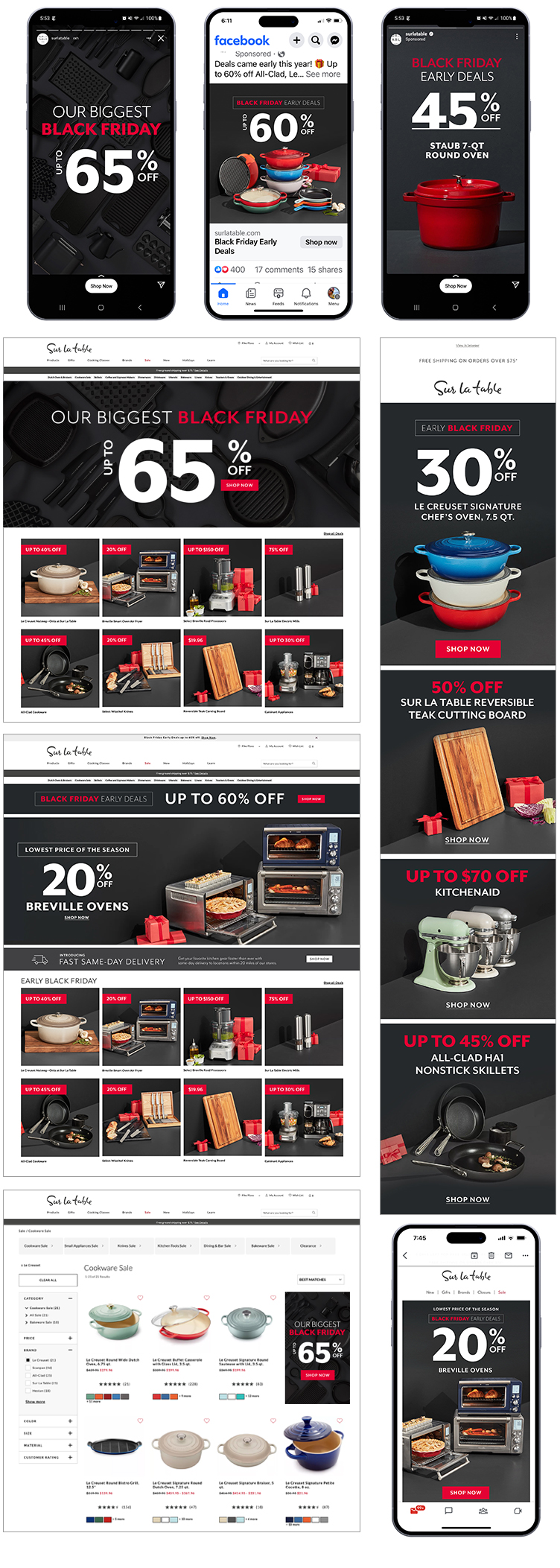 Sur La Table Black Friday Campaign